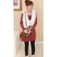 Gilet wool and Lace