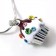 Chaîne et pendentif cupcake argentés