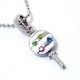 Collier Mini lollipop argenté