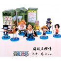 Lot de 8 figurines One Piece