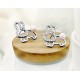 Boucles Pearl Rabbit