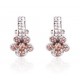 Boucles cristal Flower