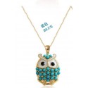 Collier Turquoise Owl