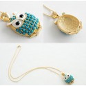 Collier Turquoise Owl