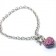 Bracelet Pinku Heart Charm