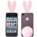 Coque de protection lapin Rose I Phone
