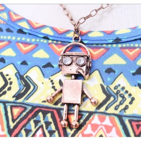 Collier Robot the brass