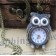 Collier Montre Vintage Owl